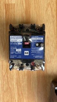 APTOMAT CHỐNG GIẬT ,1pha 100A ( NHẬT BẢN )