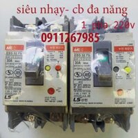 aptomat chống giật 30A - dòng rò 30mA 220v-cb chống giật -attomat,cầu dao tự động, chống rò,MEC LS HÀN QUỐC