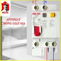 Aptomat chống giật 63A,CB Chống giật 63A 220V AC