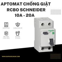 Aptomat Chống Rò Chống Giật RCBO 1P+N 10A – 20A 30mA 4,5kA Schneider