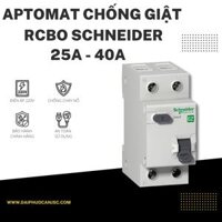 Aptomat Chống Rò Chống Giật RCBO 1P+N 25A – 40A 30mA 4,5kA Schneider