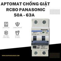 Aptomat Chống Rò Chống Giật RCBO 50A – 63A Panasonic