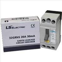 Aptomat khối chống giật 2 cực LS 32GRhS 20A 30mA .