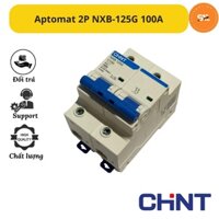 Aptomat MCB 2P 125A/100A/80A NXB-125 hãng Chint dòng cắt 10kA