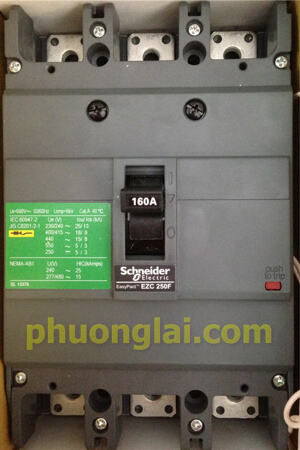 Aptomat - MCCB Schneider 3P 175A 18kA EZC250F3175