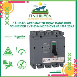 Aptomat - MCCB Schneider 4P 50A 25kA LV510314