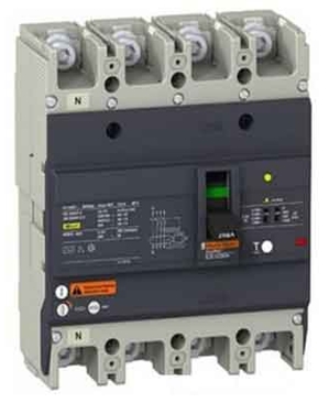 Aptomat - MCCB Schneider 4P 80A 36kA EZC250H4080