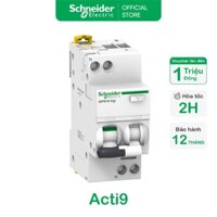 Aptomat RCBO 1P+N chống dòng dò - Schneider Electric - A9D31606 A9D31610 A9D31616 A9D31620 A9D31625 A9D31632 A9D31640