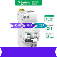 Aptomat RCBO 1P+N chống dòng dò - Schneider Electric - A9D31606 A9D31610 A9D31616 A9D31620 A9D31625 A9D31632 A9D31640