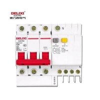 Aptomat RCBO Chống Giật, Rò, Quá Tải 3 Pha 4 Cực DZ47sLE 3P+N 10A,16A, 20A, 32A, 40A, 63a DELIXI