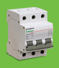 Aptomat/cầu dao chống giật MCB 3 pole/cực 4.5kA 20A Sino Vanlock PS45N/C3020