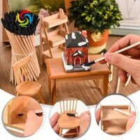 Apvti 100 Que chà nhám chính xác, Thiết kế que diêm Cây chà nhám chi tiết mịn, 150 GritIdeal Tiện nghi tiện dụng Tay cầm bằng gỗ Loại bỏ rỉ sét Mô hình nhựa gỗ