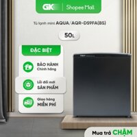 AQR-D60FA(BS) - Tủ Lạnh 1 Cửa Mini AQUA 50 Lít AQR-D60FA-BS - Bảo Hành Chính Hãng