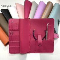 Aqtocna 37 Lỗ Gấp Mũi Khoan Móng Tay Túi Đựng Di Động DIY Móng Tay Nghệ Thuật Dụng Cụ Bảo Quản Túi Mềm Di Động Làm Móng Tay Phụ Kiện Giá Đỡ HGVN