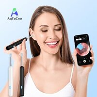 (Aqtocna) Chất tẩy rửa tai không dây có Camera Nội soi loại bỏ ráy tai an toàn với máy ảnh Dụng cụ làm sạch tai phát sáng Chăm sóc tai * MỚI *
