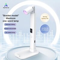 (Aqtocna) Máy sấy đèn móng tay di động có giá đỡ Đèn Led có thể sạc lại Đèn làm móng tay kiểu dáng Đèn làm móng tay cho móng tay Gel khô * MỚI *
