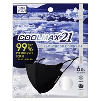 AQUA BANK- Khẩu trang làm mát Coolmax21 đen 1chiếc
