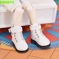 Aquabyte 1 Đôi 1 / 6 Giày Da Búp Bê Bjd, Giày Bốt Búp Bê Búp Bê Bjd Cao Cấp 1 / 6, Dây Xích Kim Loại Đáng Yêu Giày Bốt Búp Bê Cao Gót 15cm Búp Bê Barbi
