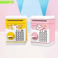 Aquabyte Điện Tử Heo Đất Tiền Gửi Máy Tiền Xu Hộp Đựng Tiền Mini Đồ Chơi Sáng Tạo Mật Khẩu Hộp Tiền Ngân Hàng Mini Atm Máy