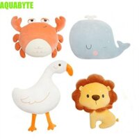 Aquabyte Động Vật Gối Kawaii Đệm Cá Voi Trẻ Em Bé Gái Quà Tặng Giáng Sinh Cua Nhồi Bông Sư Tử
