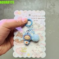 Aquabyte Koala Labububugu Vòng Chìa Khóa, Silica Gel Dây Xích Điện Thoại Voi Crybaby Móc Khóa, Hạt Đáng Yêu Sang Trọng Túi Bóng Quyến Rũ Hoạt Hình Búp Bê Dimoo Mặt Dây Chuyền Cặp Đôi