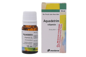 Aquadetrim vitamin d3 - lọ 10ml - bổ sung vitamin d3