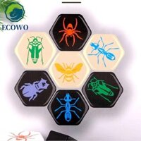 Aquagem Cờ Vua Lục Giác, Trò Chơi Ban Tổ Ong Mới Bằng Gỗ Giáo Dục, Đồ Chơi Phát Triển Gia Đình Vui Nhộn Montessori 2 Người Chơi Trò Chơi Bàn Xếp Hình Tiệc Gia Đình