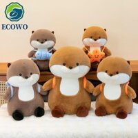 Aquagem Otter Đồ chơi sang trọng, Động vật hoang dã Mô phỏng rái cá biển sang trọng, Lông Tơ Trang trí phòng Ba lô cá Gối mềm Búp bê nhồi bông Otter Bé trai Bé gái