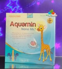 Aquamin Nano MK7 An Khang – bổ sung Canxi, Kẽm, DHA, Vitamin D3 – Hộp 20 ống
