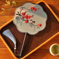 (Ar ❈ ❈) Quạt cổ Trung Quốc, Quạt cầm tay cô dâu, Quạt cầm tay thủ công phong cách cổ điển để bán