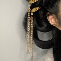 [Ar Thời Trang] Kẹp Tóc Nhỏ Phong Cách Quốc Gia Phù Hợp Với Ming Made Tang Bài Hát Phong Cách Đơn Giản Magic Stick Hanfu Tóc Tua Rua Hàng Ngày Phong Cách Cổ Điển Cuộn Tóc Đơn Giản