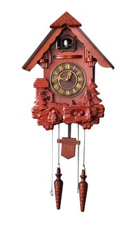 ARAD Decorative Wooden Clock for Walls-Rustic Hanging Wooden Clock for Home Use