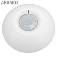 Aramox Cảm biến chuyển động trần Saluaqui có thể điều chỉnh công tắc con người với công nghệ cảm biến dễ dàng cài đặt và thời gian tự kiểm tra thân thiện với người dùng khoảng 60 giây cho nhà trắng
