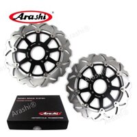 Arashi 1 Đôi CNC Full Nổi Đĩa Phanh Trước Cánh Quạt Cho SUZUKI GSX-R600 GSXR 600 GSXR600 1997-2003 / GSXR750 GSXR 750 GSX-R750 1996 1997 1998 1999 2000 20001 2002 2003