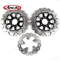 Arashi CNC Nổi Phanh Trước Đĩa Cánh Quạt Bộ Dành Cho SUZUKI GSX 750 GSX750 1998 1999 2000 2001 2002 2003 Xe Máy Thay Thế Đĩa Đĩa