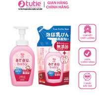 Arau - Nước rửa bình sữa Arau Baby cho bé, dung dịch rửa bình sữa Nhật Bản