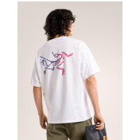 Arc 'TERYX Archaeopteryx KRAGG Cotton LOGO SS Áo thun nam ngắn tay Cotton thoáng khí