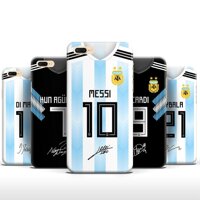 Argentina Messi Áo Hình Cầu Apple 8 Plus Ốp Điện Thoại IphoneXSMax76 Bọc Toàn Bộ Dây Treo Vỏ Mềm Bộ Bảo Hộ
