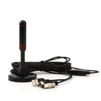 ARINST 200 Miles Indoor Digital TV Antenna with VHF/UHF Amplifier and DTMB Car Mount Suction Cup High Definition Recepti