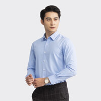 ARISTINO - Áo sơ mi dài tay công sở form slim fit ôm body vừa vặn, mầu xanh lịch lãm, trang trọng ALS28202