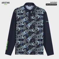 ARISTINO Áo thun nam có cổ dài tay ALPG33W2