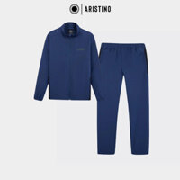 Aristino Bộ Đồ Gió Thu Đông Nam Form Regular Fit Suông Thoải Mái Vận Động Giữ Ấm Cơ Thể AJS001W2