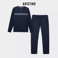 Aristino Bộ Đồ Gió Thu Đông Nam Form Regular Fit Suông Thoải Mái Vận Động Giữ Ấm Cơ Thể ALH001W2