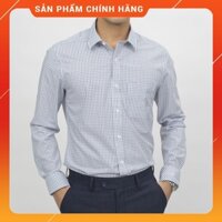 (Aristino chính hãng) Áo sơ mi dài tay Aristino ALS57808 màu trắng caro nhỏ
