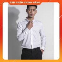 (Aristino chính hãng) Áo sơ mi dài tay Slim Fit Aristino ALS30707 màu trắng 4
