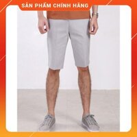 (Aristino chính hãng) Quần sooc Nam Regular Fit Aristino ASO046S8 màu xám 48, Quần short kaki