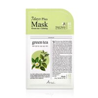 Ariul Mặt Nạ Hai Bước Ariul 7days Plus Green Tea Calming Trà Xanh 3g + 20g