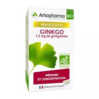 Arkogelules Ginkgo BIO Arkopharma 150 viên – Viên uống bổ não