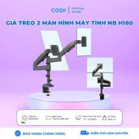 Arm / Giá Treo Hai Màn Hình Máy Tính NB H180 17 - 27 Inch - Sản Phẩm Chính Hãng North Bayou