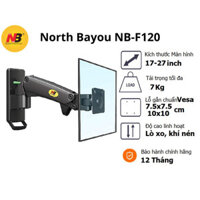 Arm màn hình máy tính gắn tường NB-F120, F150, F425, giá treo màn hình máy tính 17-32 inch, xoay 360 độ tải trọng 12kg